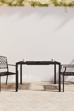 vidaXL 3188001 - 3 Piece Garden Dining Set Steel