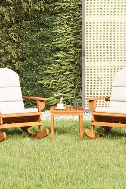 vidaXL 3152128 - Ensemble de salon de jardin Adirondack 3 pcs bois acacia solide