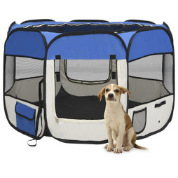 vidaXL 171013 - Parc pour chiens pliable avec sac de transport 90x90x58 cm