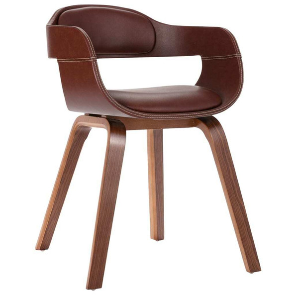 vidaXL 327331 - Dining Chair Bentwood and Faux Leather