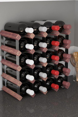 vidaXL 340892 - Wine Rack for 20 Bottles Solid Wood Pine