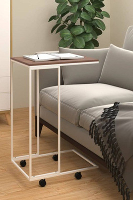 vidaXL 343098 - Side Table with Wheels 40x30x63.5 cm Engineered Wood