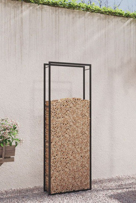 vidaXL 350309 - Firewood Rack Matt 80x28x222 cm Steel