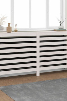 vidaXL 822607 - Cache-radiateur 169x19x84 cm Bois massif de pin