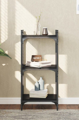 vidaXL 837627 - Bookcase 3-Tier 40x30x86 cm Engineered Wood