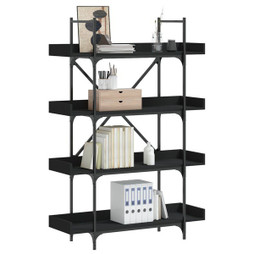 vidaXL 837692 - Bookcase 4-Tier 100x33x145.5 cm Engineered Wood