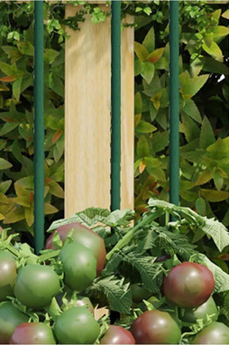 vidaXL 319369 - Garden Plant Stakes 30 pcs Green 115 cm Steel