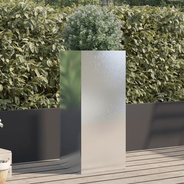 vidaXL 841575 - Planter 32x29x75 cm Stainless Steel