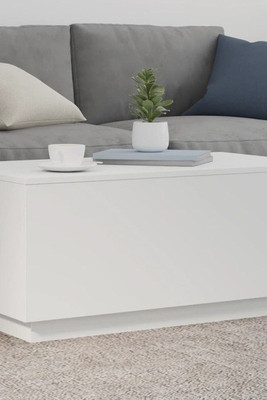 vidaXL 839875 - Coffee Table with LED Lights 90x50x40 cm