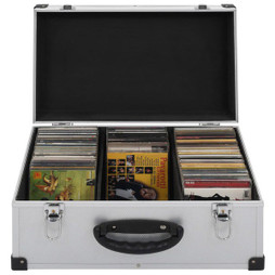 vidaXL 91856 - CD Case for 60 CDs Aluminium ABS