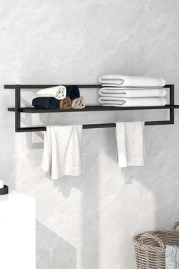 vidaXL 336122 - Towel Rack 95x25x22 cm Iron