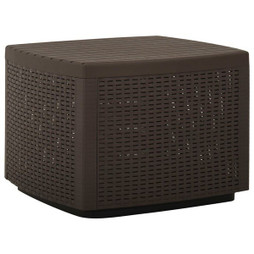 vidaXL 315858 - Garden Table Mocha 53x53x40 cm Plastic