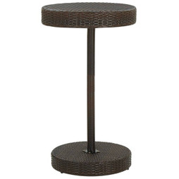 vidaXL 45855 - Garden Table 60.5x106 cm Poly Rattan