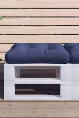 vidaXL 377823 - Pallet Cushion Navy 50x50x12 cm Fabric