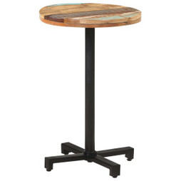 vidaXL 320287 - Bistro Table Round Ø50x75 cm Solid Reclaimed Wood