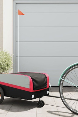 vidaXL 94055 - Bike Trailer Black and 30 kg Iron