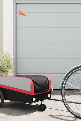 vidaXL 94055 - Bike Trailer Black and 30 kg Iron