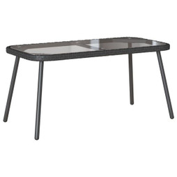 vidaXL 4108267 - Coffee Table 90x45x42 cm Poly Rattan