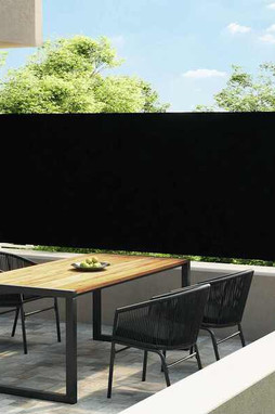 vidaXL 313375 - Patio Retractable Side Awning 600x160 cm