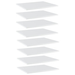 vidaXL 805277 - Bookshelf Boards 8 pcs High Gloss 60x50x1.5 cm Engineered Wood