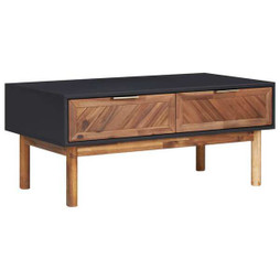 vidaXL 289908 - Coffee Table 90x50x40 cm Solid Acacia Wood and MDF