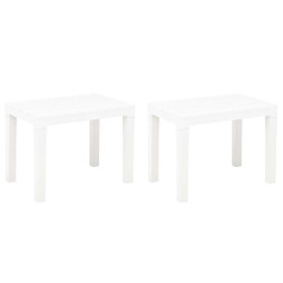vidaXL 48780 - Garden Benches 2 pcs Plastic
