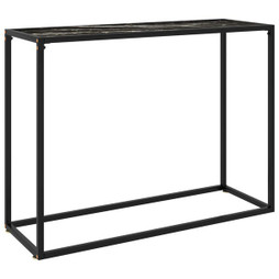 vidaXL 322814 - Console Table 100x35x75 cm Tempered Glass