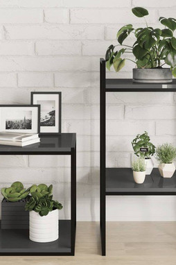 vidaXL 805184 - Bookshelf Boards 4 pcs High Gloss 40x40x1.5 cm Engineered Wood