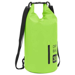 vidaXL 92778 - Dry Bag with Zipper Green 30 L PVC