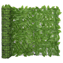 vidaXL 315501 - Balcony Screen with Leaves 500x100 cm