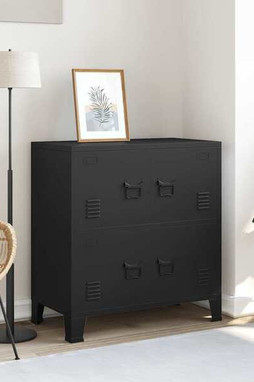 vidaXL 145358 - Industrial Storage Chest 75x40x80 cm Steel