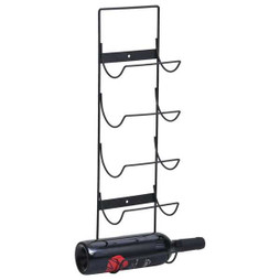 vidaXL 325920 - Wall Mounted Wine Rack for 5 Bottles Iron