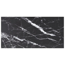 vidaXL 322274 - Table Top 100x50 cm 6mm Tempered Glass with Marble Design