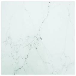vidaXL 322255 - Table Top 60x60 cm 6 mm Tempered Glass with Marble Design
