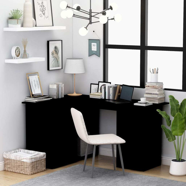 vidaXL 801090 - Corner Desk 145x100x76 cm Engineered Wood