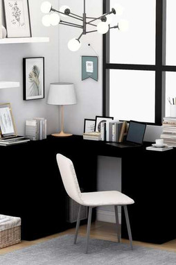 vidaXL 801090 - Corner Desk 145x100x76 cm Engineered Wood