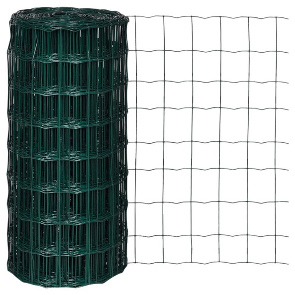 vidaXL 140572 - Euro Fence Steel 10x0.8 m