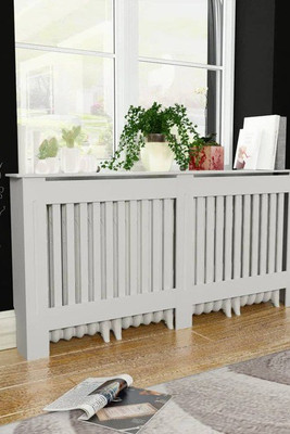 vidaXL 244340 - Radiator Cover MDF 172 cm