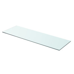 vidaXL 243835 - Shelf Panel Glass Clear 80x25 cm