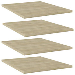 vidaXL 805192 - Bookshelf Boards 4 pcs Sonoma Oak 40x50x1.5 cm Engineered Wood