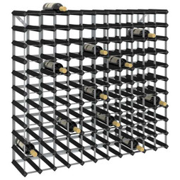 vidaXL 325917 - Wine Rack for 120 Bottles Solid Pine Wood