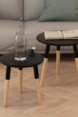 vidaXL 244735 - Side Table Set 2 Pieces Solid Pinewood