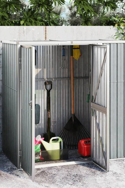 vidaXL 316210 - Abri à outils de jardin 161x89x161 cm Acier galvanisé