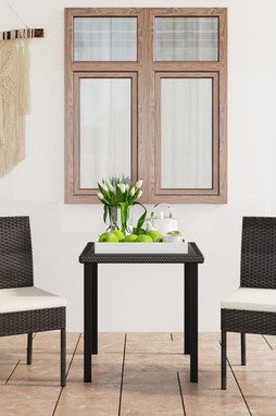 vidaXL 3065693 - Ensemble à manger de jardin 3 pcs Résine tressée