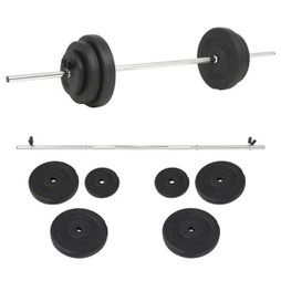 vidaXL 91398 - Ensemble de haltères 30 kg