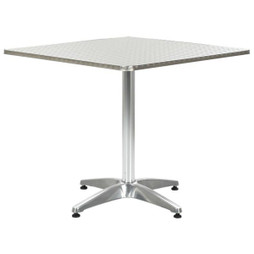 vidaXL 48716 - Table de jardin é 80x80x70 cm Aluminium