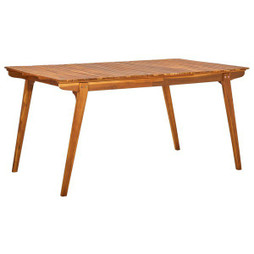 vidaXL 310627 - Table de jardin 150x90x75 cm Bois dacacia solide