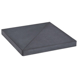 vidaXL 313670 - Plaque de poids de parasol Granite Carré 15 kg