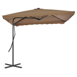 vidaXL 44884 - Parasol dextérieur avec poteau en acier 250 x 250 cm