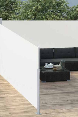 vidaXL 48473 - Auvent latéral rétractable 100 x 1000 cm